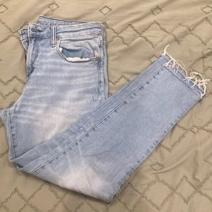 American Eagle, well worn, bottoms cut